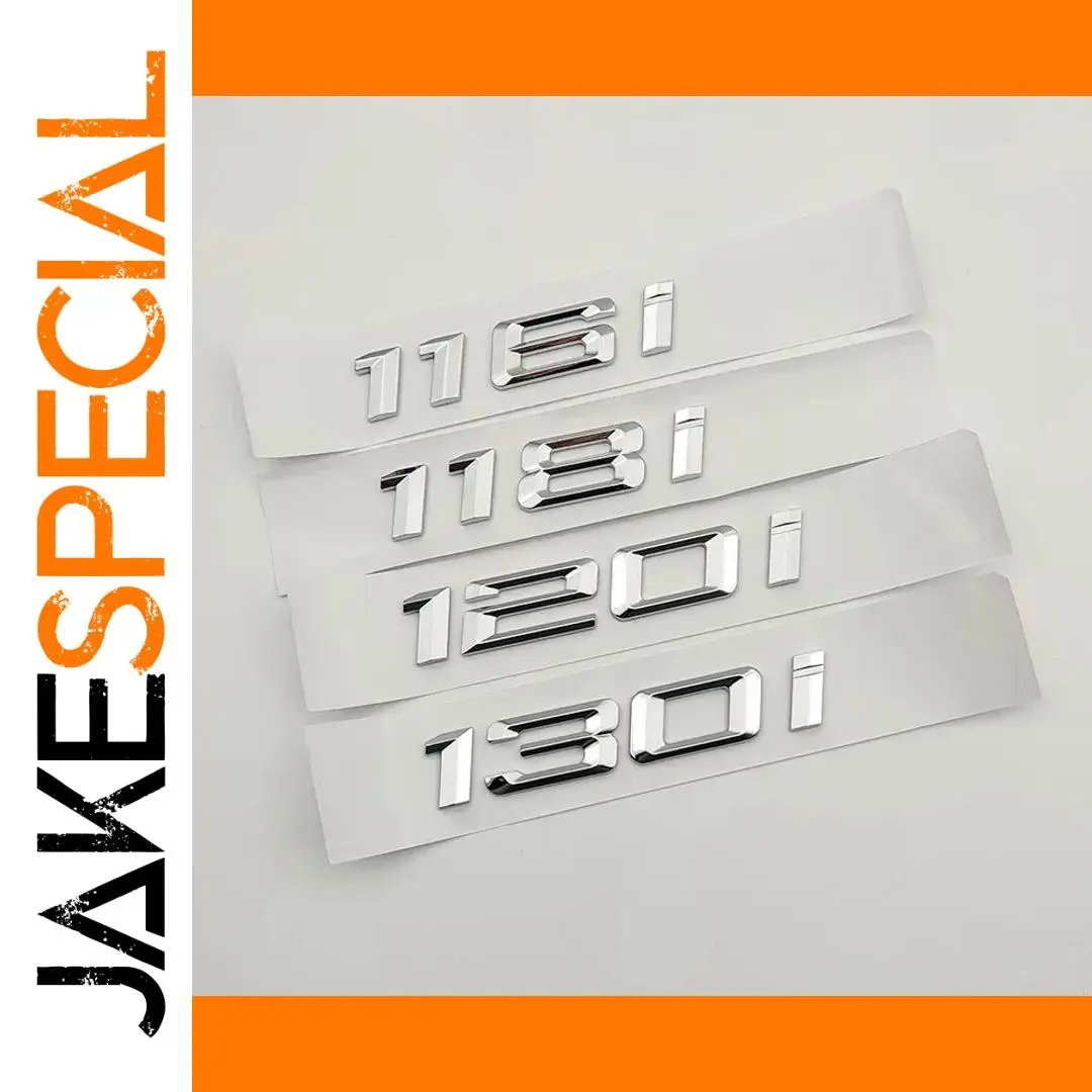 BMW Chrome Trunk Badge Sticker for Models 2008-2023 1 BMW Chrome Trunk Badge Sticker for Models 2008-2023