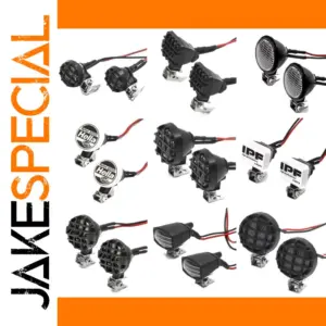 RC Car Round Roof LED Headlights Spotlight