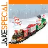 Festive Christmas Miniature Train Decor