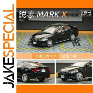 Miniature Toyota Mark X Reiz 1:64 Scale Black
