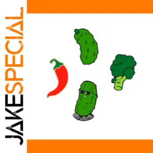 Vegetable Brooch Collection in Bright Designs