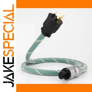 Premium UK Power Cable with Silver-Plated Copper