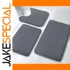 Luxury Memory Foam Bathroom Mat Set