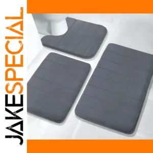 Luxury Memory Foam Bathroom Mat Set