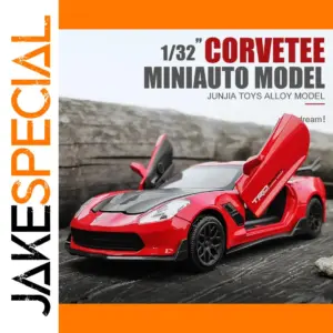 Red Corvette 1:32 Scale Diecast Model