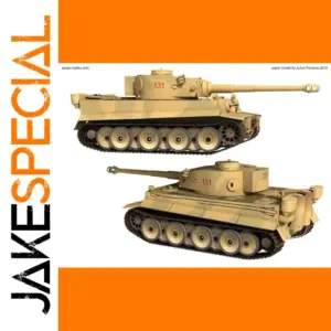 White Tiger Tank Paper Model for Hobbyists