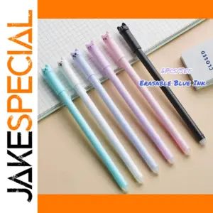 Cute Cartoon Kitty Gel Pens Set (6-Pack)