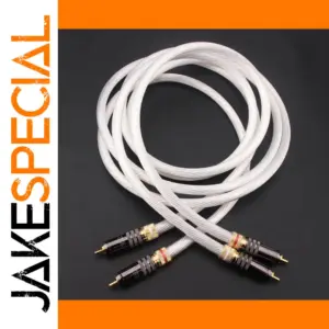 Premium 7N OCC Silver RCA Audio Cable