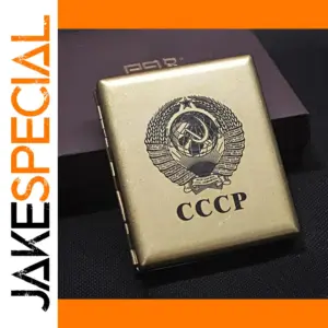 Vintage Copper Soviet Cigarette Box