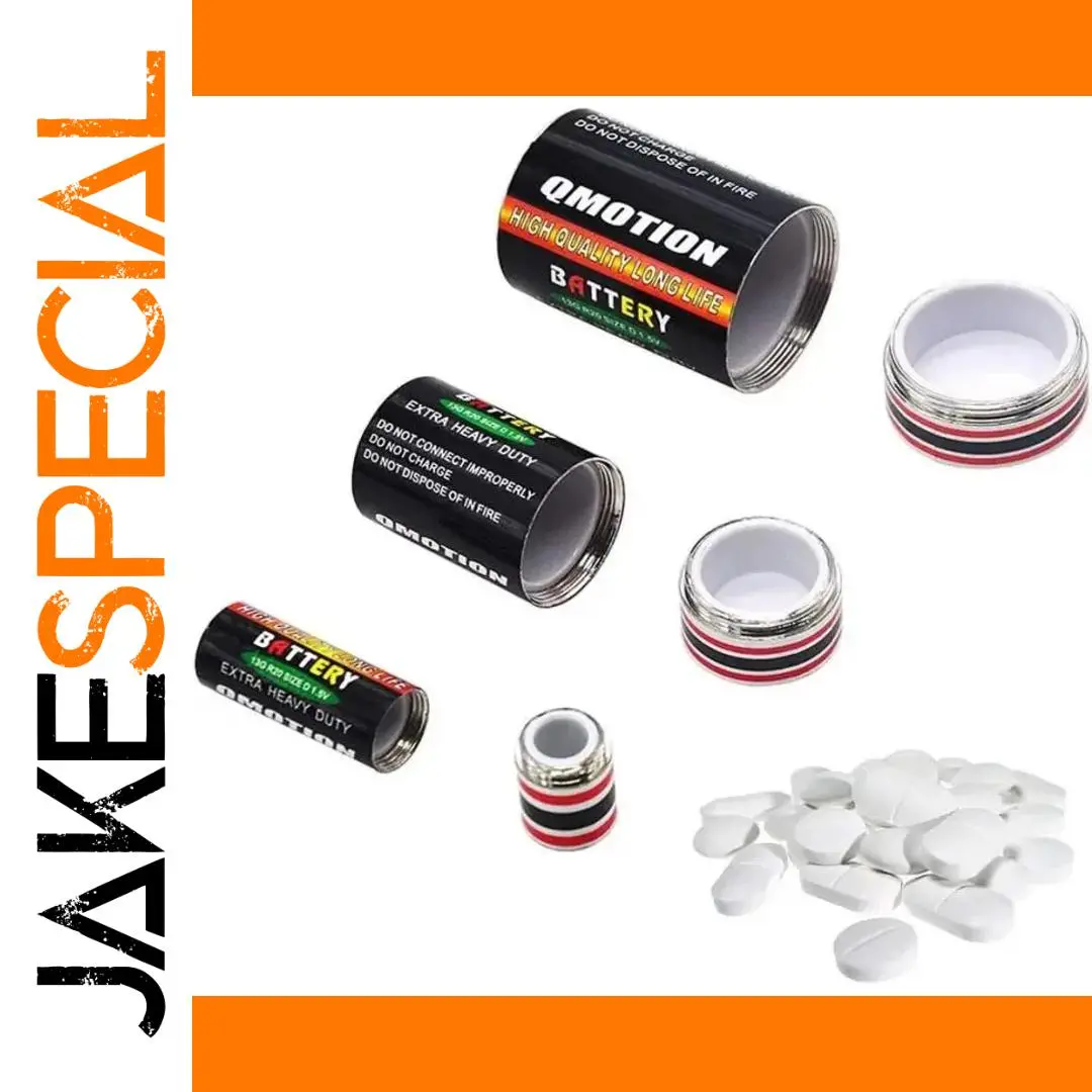 Realistic Battery-Shaped Hidden Storage Case 1 Realistic Battery-Shaped Hidden Storage Case