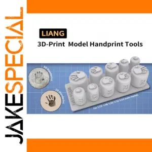3D Handprint Modeling Tools Set for Scale Figures