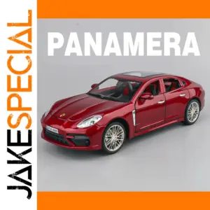 Vibrant Red 1:18 Diecast Porsche Panamera Model