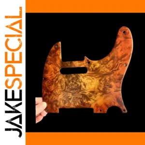 Bird's Eye Wood Guitar Pickguard for Electronics