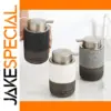 Ceramic Foam Hand Soap Dispenser in Black, White, or Gray