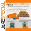 Bright Orange 18650 Battery Fixture for Welding
