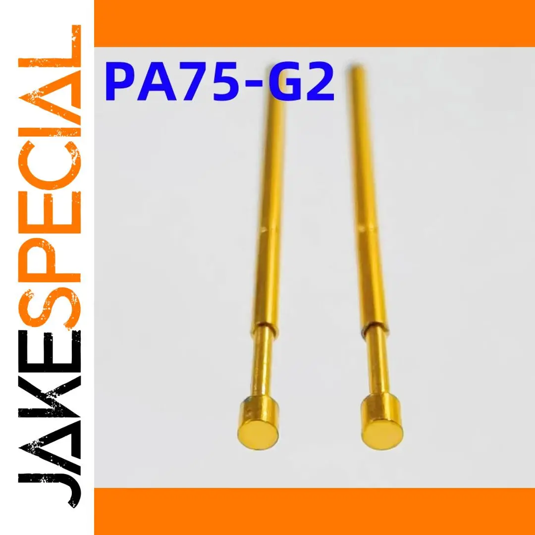 Gold-Coated Spring Test Probe Set (100 pcs) 1 Gold-Coated Spring Test Probe Set (100 pcs)