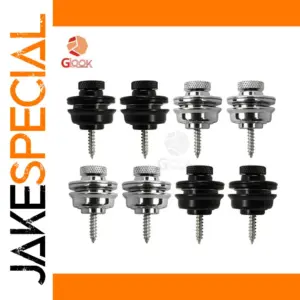 Metal Guitar Strap Buckle for Electric and Bass Guitars