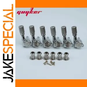 Metal Guitar Tuners Set with 1:18 Gear Ratio