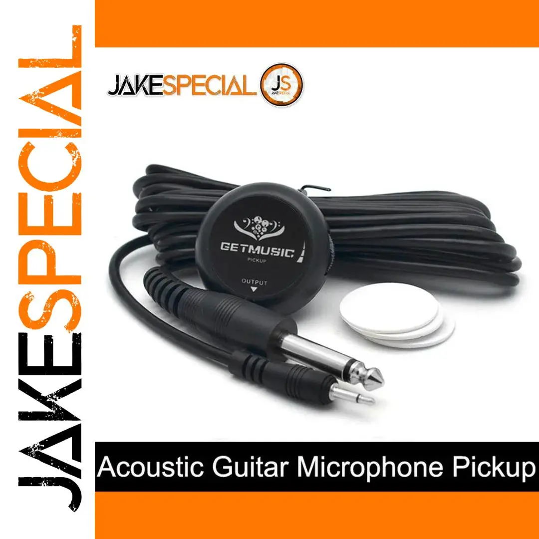 Mini Acoustic Instrument Pickup Transducer for Guitars 1 Mini Acoustic Instrument Pickup Transducer for Guitars