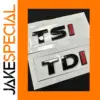 Volkswagen TDI/TSI Emblem Badge Black 3D