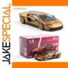 Gold Diecast Lamborghini Countach LPI 800-4 1:64 Scale