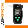 Black Handheld Alcohol Tester with Color LCD