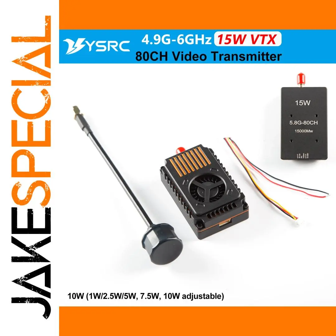 4.9GHz-6GHz 15W Video Transmitter VTX 1 4.9GHz-6GHz 15W Video Transmitter VTX