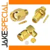 Premium SMA Male-Female Coaxial Connector for RG402 & RG141