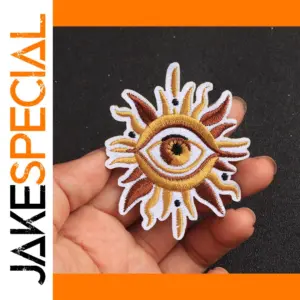 Set of 5 Cartoon Sun Iron-On Patches