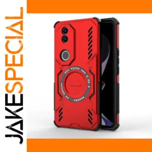 Vivo V50 5G Protective Dual-Layer Case in Red