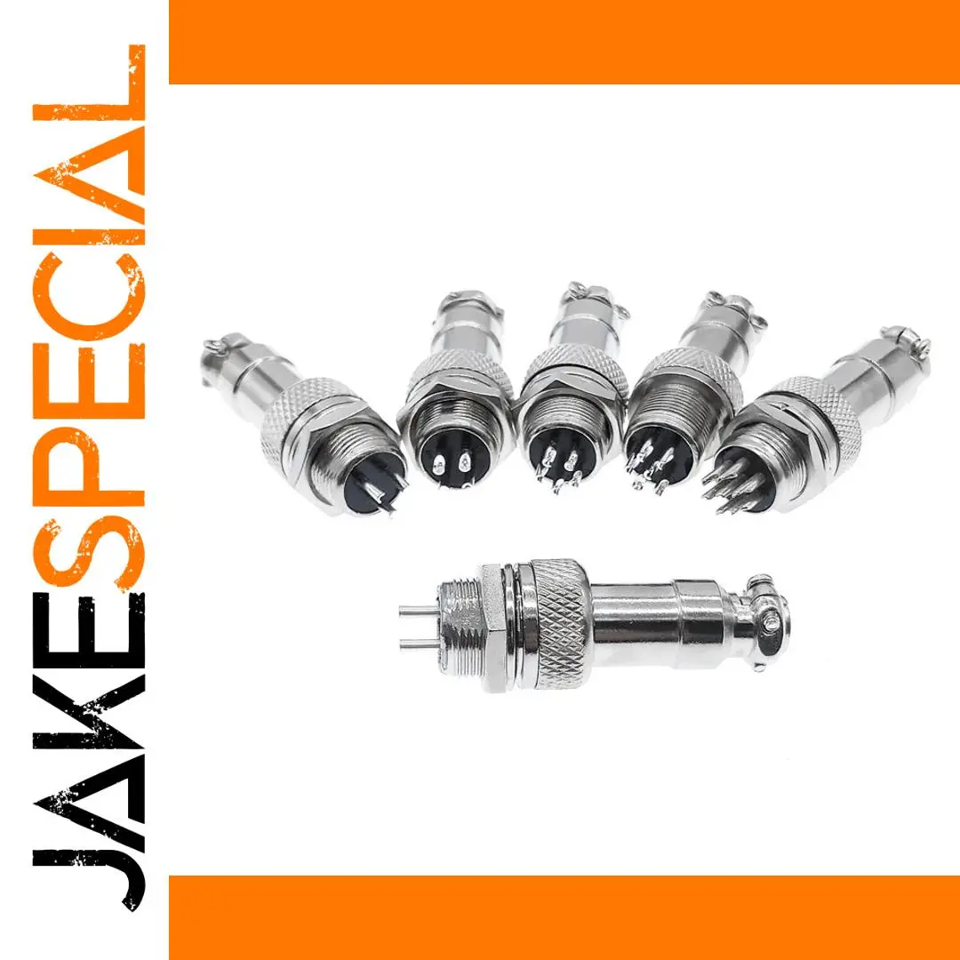 GX12 Circular Connector 2P-7P, 5A 125V 1 GX12 Circular Connector 2P-7P, 5A 125V