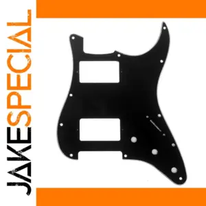 Black Gloss Stratocaster Pickguard for HH Models