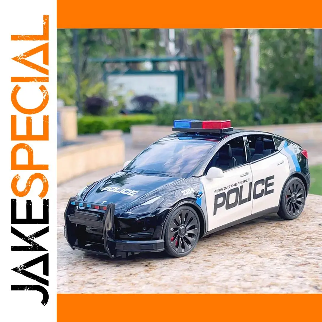 1:24 Scale Police Car Diecast Model 1 1:24 Scale Police Car Diecast Model