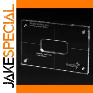 Musiclily CNC Acrylic Battery Box Routing Template