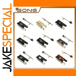 Elegant Violin Bow Frog with Inlays