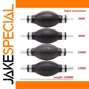Hand Fuel Pump with 4 Sizes, 15cm Length