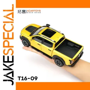 Vibrant Yellow 1:24 Die-Cast Pickup Model