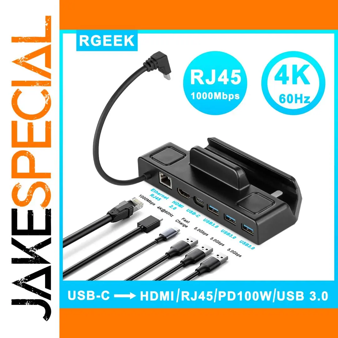 Steam Deck Docking Station HDMI 4K 60Hz USB-C 100W 1 Steam Deck Docking Station HDMI 4K 60Hz USB-C 100W