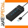 USB 3.0 Hub with 4 Ports for PC and Mac