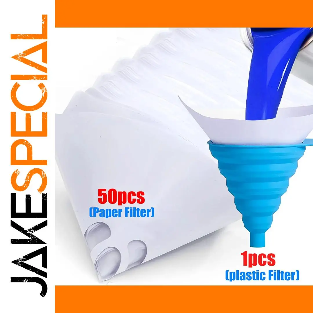 White Conical Filtration Mesh for Spray Guns 1 White Conical Filtration Mesh for Spray Guns