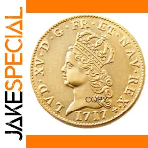 Historical Replica Coin of 1717 France ½ Louis De Noailles