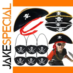 Pirate Costume Set for Adults and Kids
