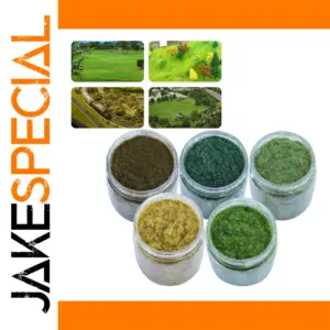 Realistic 1:87 Scale Flock Powder Set