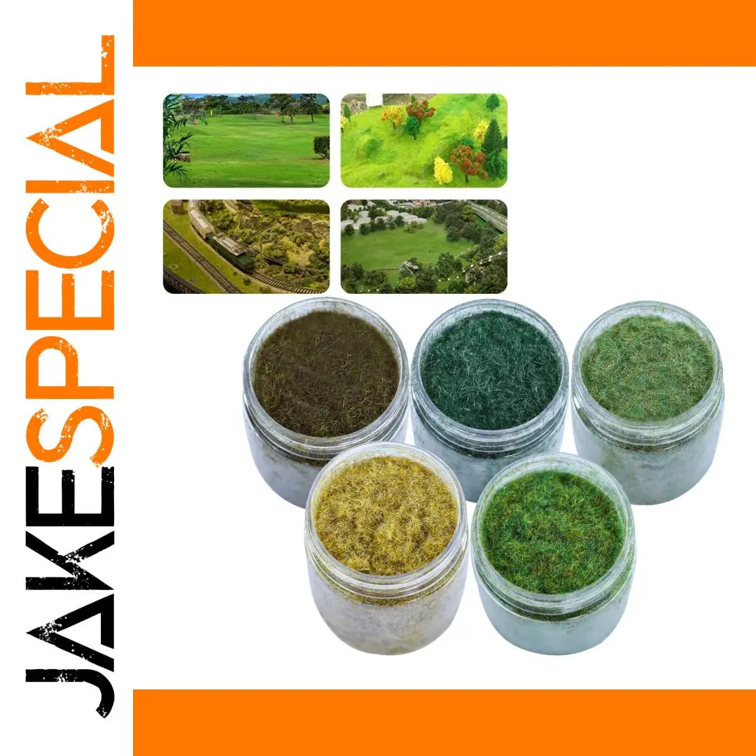 Realistic 1:87 Scale Flock Powder Set 1 Realistic 1:87 Scale Flock Powder Set