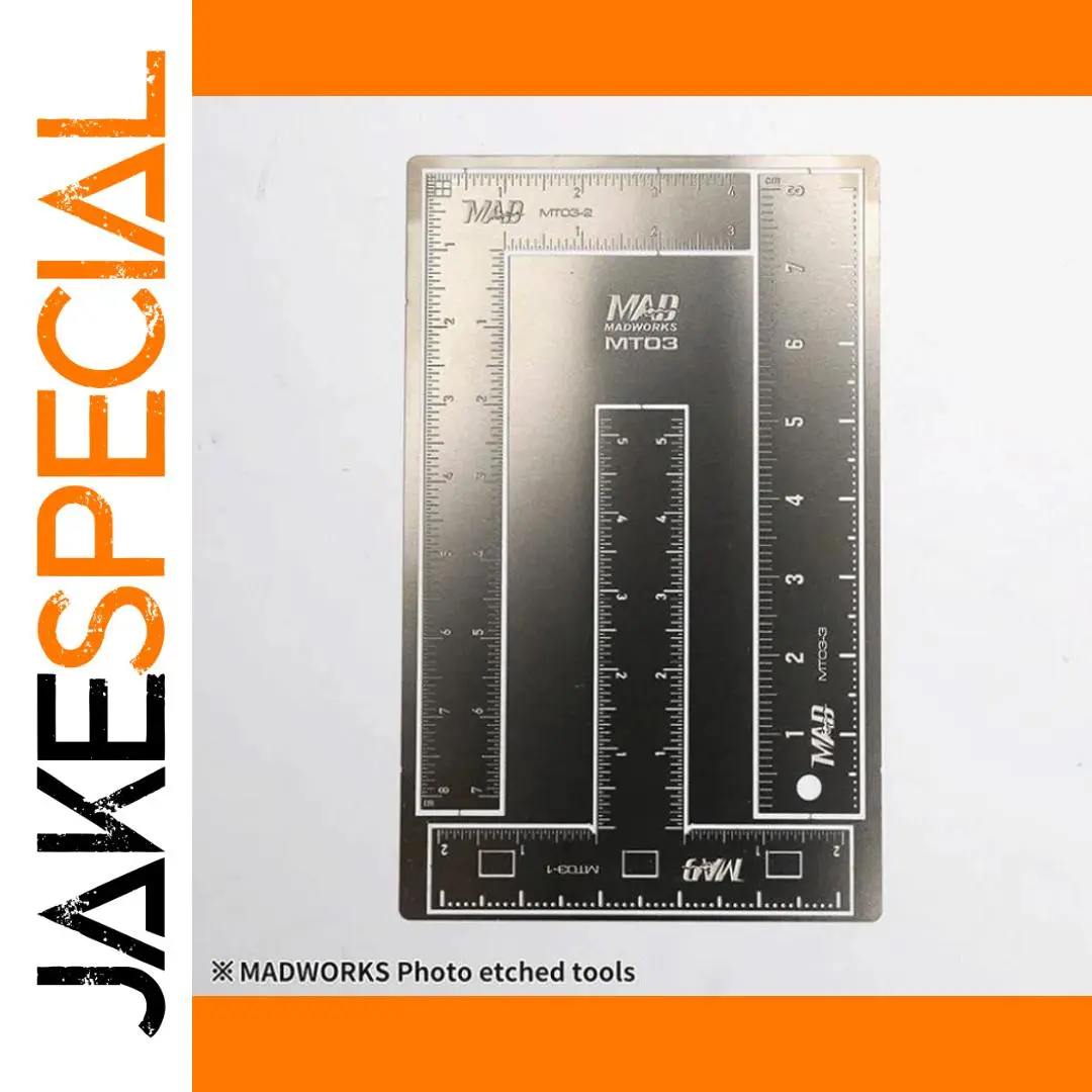 MADWORKS MT03 Precision Metal Modeling Rulers 1 MADWORKS MT03 Precision Metal Modeling Rulers