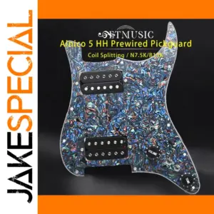 Vibrant Alnico 5 HH Pickguard with Coil-Split