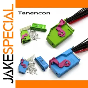 Vibrant Green and Blue ECU Connector Set for VW/Skoda