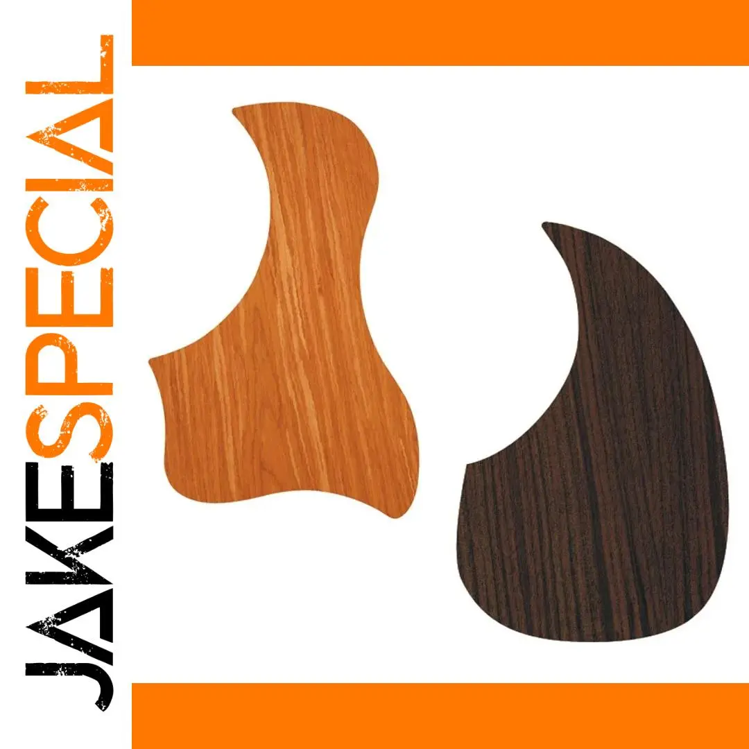 Wood Grain Acoustic Guitar Pickguard for 39-41" 1 Wood Grain Acoustic Guitar Pickguard for 39-41"
