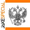 Russia Two-Headed Eagle Badge in Silver or Gold