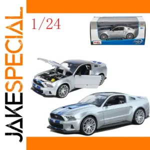 2014 Ford Mustang GT 1:24 Diecast Model in Silver